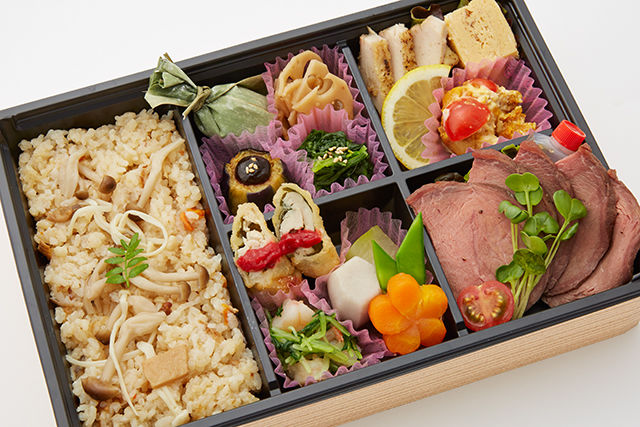 和風ローストビーフ御膳 手作りソース添え