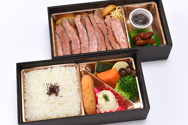 厳選ステーキ二段御膳(160g)