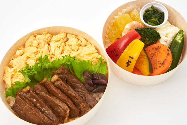 国産牛焼肉弁当~グリルサラダ付~