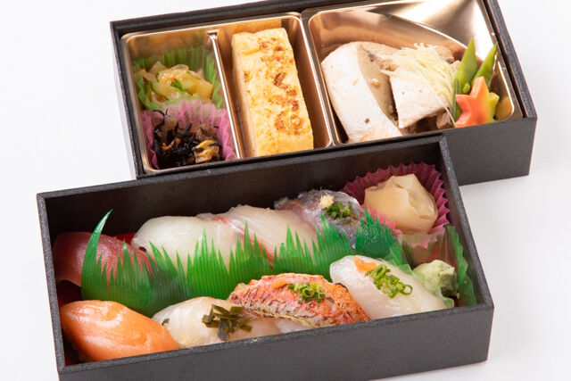 特選にぎり御膳~魚のあら炊き~