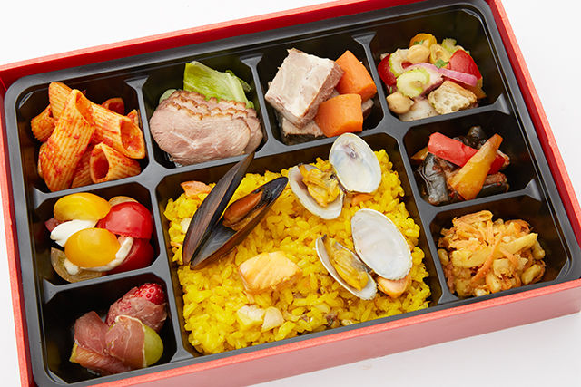 pasta e paella~信州ポークのポットローストと鴨ロース~