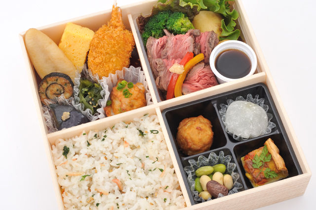 Gozen~青菜小海老ご飯と厚切りローストビーフ~