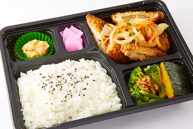 白身フライ中華風あんかけ弁当