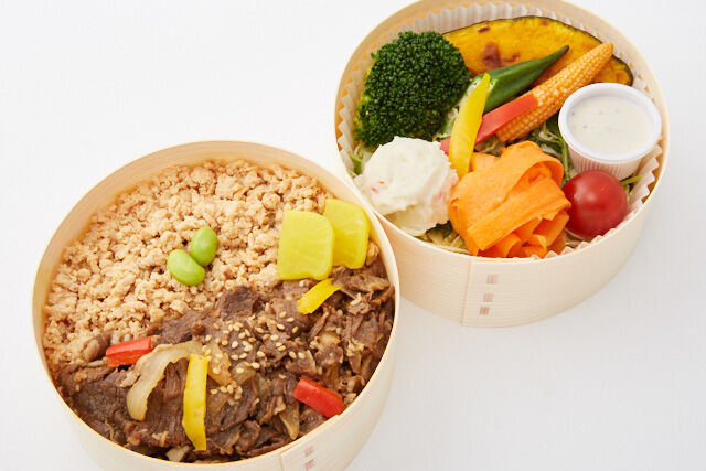 牛プルコギ2段弁当(お茶付)