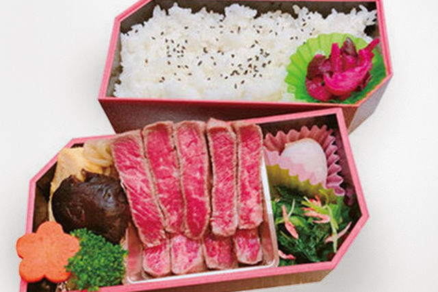 折詰二段重(なごみ)ステーキ弁当