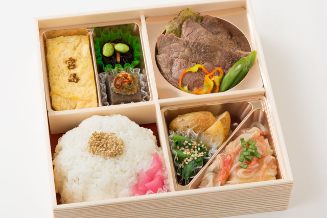 冬の彩りごはん御膳(牛肉のワインステーキ)
