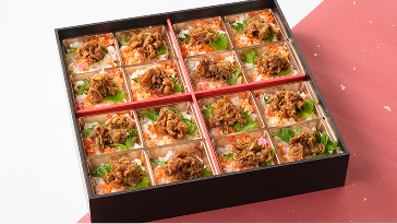 国産牛しぐれ煮の彩りちらし