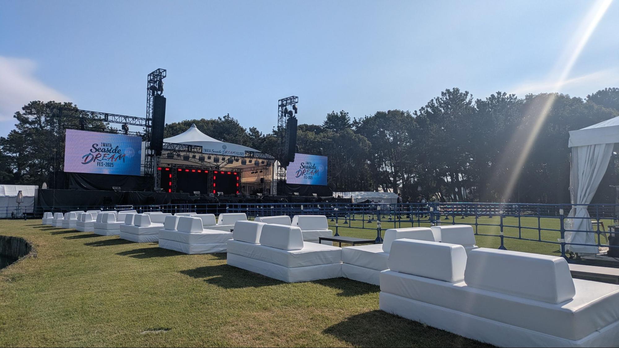 準備期間1年半の壮大な挑戦。ゴルフ場を舞台にした初開催フェス「Iwata Seaside Dream Fes」の飲食運営をトータルサポート