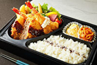 とろけるハンバーグ「福よし」群馬-デミメンチカツ＆大海老フライ弁当