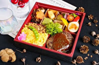 肉割烹 神楽－kagura－-神楽ハンバーグの彩り弁当