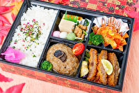瀬戸内ダイニング 彩-黒トリュフハンバーグと牛カツ弁当