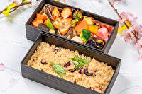 創作割烹 さくら-タコ飯と鶏肉のグリルの愛菜弁当