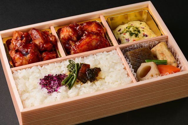 海老と鶏の南蛮弁当