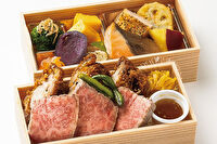 和饗一凛-ごちそう2段懐石御膳 黒毛和牛厚切りローストビーフ＆醤油ひれかつ