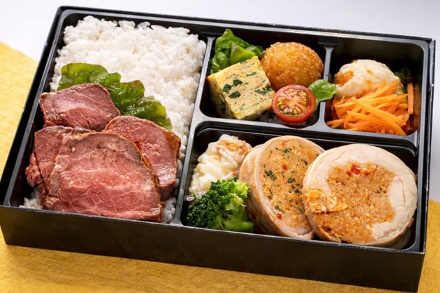 オードブル御膳 特製ローストビーフ丼