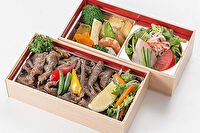 長崎和牛専門店 信玄-長崎和牛しゃぶ焼きステーキ弁当（1944円バージョン）