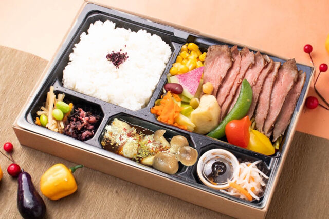 ビフテキのキムラ-【秋限定】極選ステーキ《上》＆自家製肉団子のキノコデミグラス煮御膳