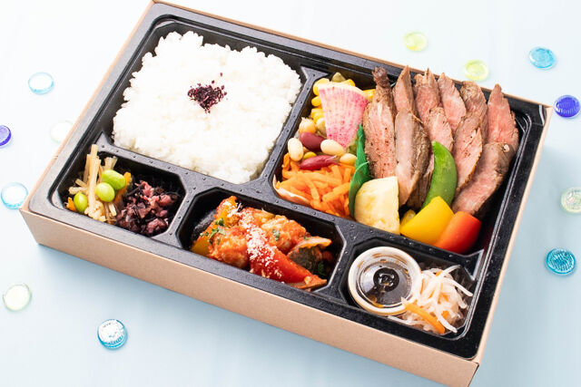 【夏限定】【ECO容器】極選オーガニックステーキ＆自家製肉団子ラタトゥイユ煮込み《上》