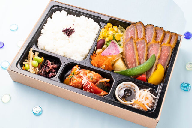 【夏限定！】【ECO容器】極選オーガニックビフカツ＆自家製肉団子ラタトゥイユ煮込み御膳
