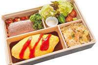 レスペランス（L’Esperance）-オムライスと海老グラタン、ローストビーフ弁当（デザートあり）
