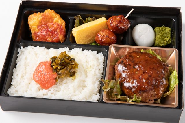 おもてなしの心 三心-自家製ハンバーグと明太高菜ご飯の贅沢御膳