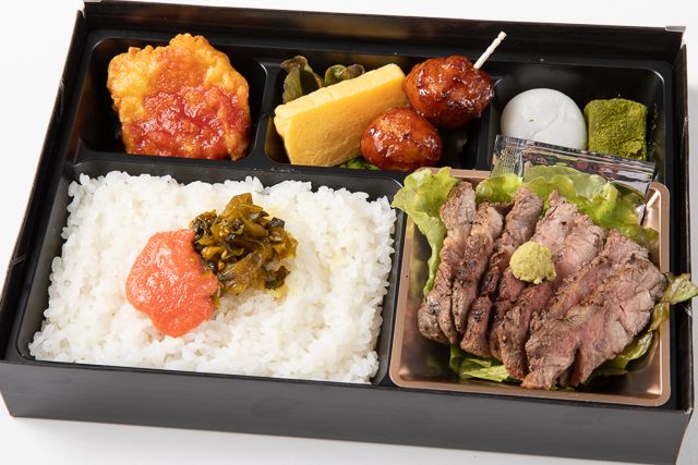 おもてなしの心 三心-特選黒牛ステーキと明太高菜ご飯の贅沢御膳