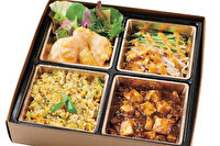 中国料理 敦煌-麻婆豆腐＆えびマヨ弁当