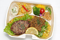 グリルGate-【熨斗対応可】キーマカレー＆超粗びき手ごねハンバーグ・季節の8種サラダ