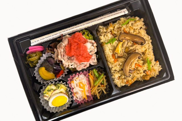 梅おろし豚しゃぶ＆炊き込みごはん