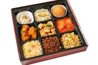 パンダ飯店-【人気】3種メインの中華三昧弁当（酢豚・鶏肉のカシューナッツ炒め・エビチリ）