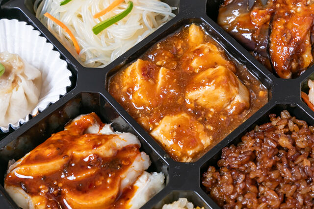 パンダ飯店-【人気】3種メインの中華三昧弁当（よだれ鶏・麻婆豆腐・麻婆茄子）