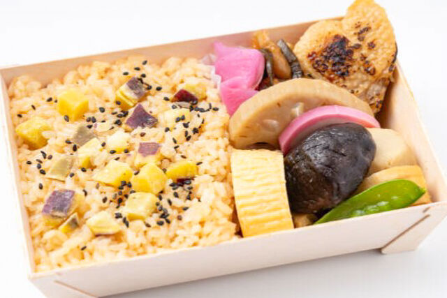 【川越藩弁当】さつまいもご飯と若鶏もも焼き