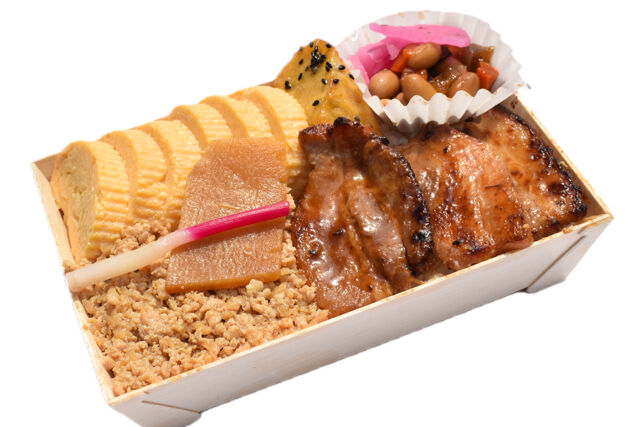 小江戸オハナ-小江戸豚みそ 鶏そぼろ弁当