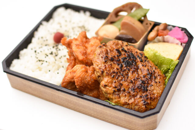 小江戸オハナ-COEDO蔵の街 御膳（特製ハンバーグ＆唐揚げ）