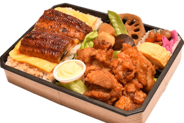 小江戸オハナ-COEDO蔵の街 うなぎ御膳（若鶏の唐揚げ）