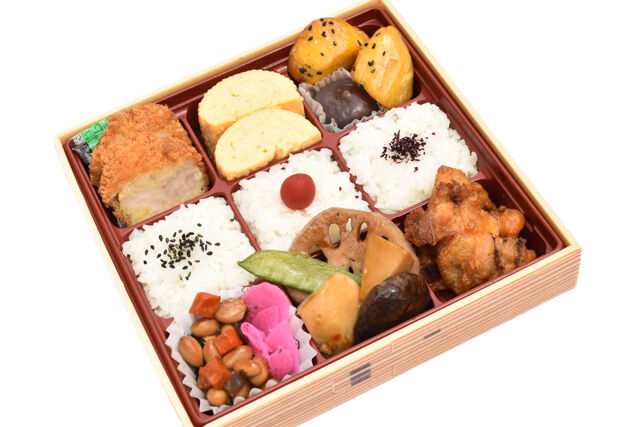 小江戸オハナ-小江戸幕の内弁当（肉づくし・白飯）