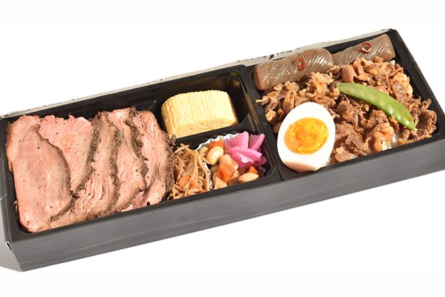 小江戸オハナ-KAWAGOE 彩り二色御膳～ローストビーフ重・牛すき焼き重～