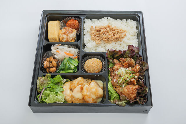 中華ダイニングume咲-油淋鶏×海老マヨ まんぷく中華弁当