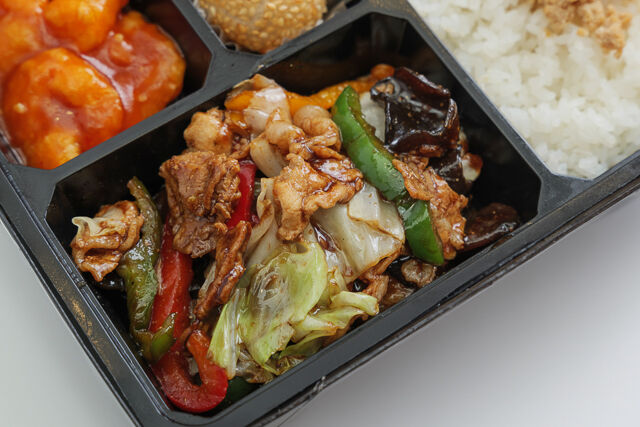 中華ダイニングume咲-回鍋肉×海老チリ まんぷく中華弁当