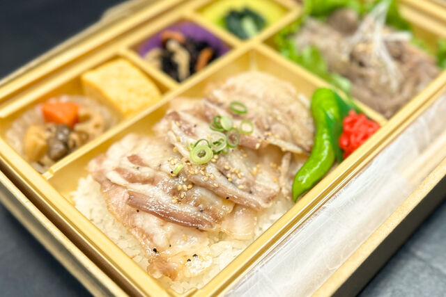 杜の都精肉店-豚カルビ焼き＆牛サガリ御膳