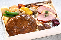 やま半-お手軽弁当 ハンバーグ