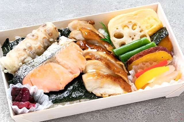 のり弁 グリルチキン＆鮭