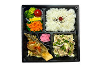 どらごん弁当-豚ごまダレしゃぶしゃぶとぶり南蛮漬け弁当