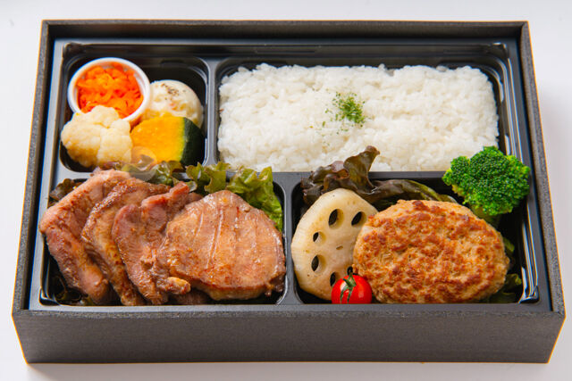 たんや十兵衛-【特上】牛たん・和牛入りハンバーグ弁当