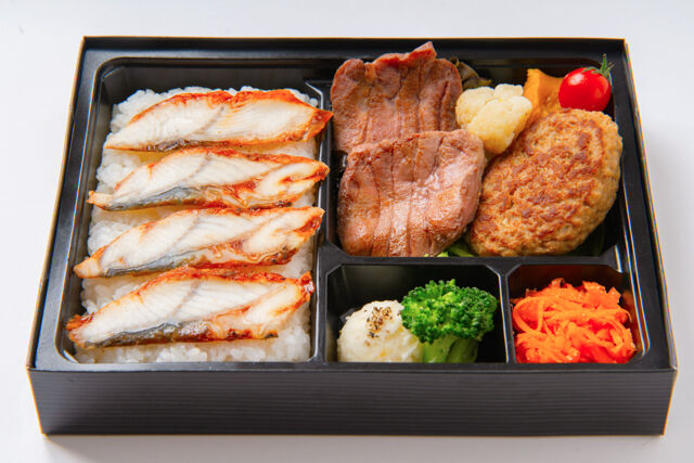 たんや十兵衛-【夏季限定】うなぎ飯と牛たん・ハンバーグ弁当