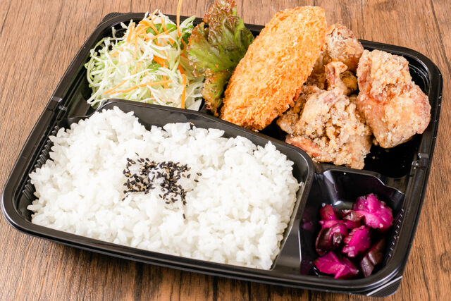 ひしおどり-カラコロ弁当（唐揚げ3個）