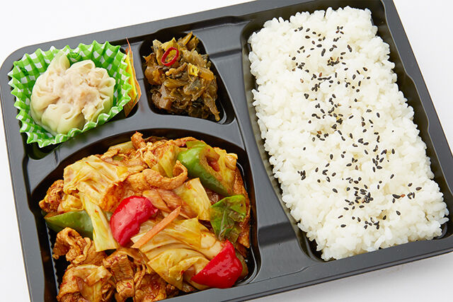 青山一品-回鍋肉とシュウマイ弁当