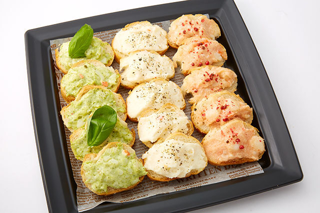Italian Catering AKITOーアキトー（兵庫店）-3種のクロスティーニ盛り合わせ