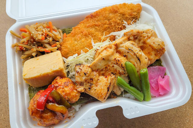 横濱養鶏箱-養鶏海苔弁 地鶏の香辛焼き