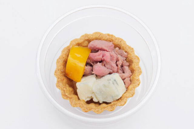 ローストビーフとブルーチーズのタルトレット